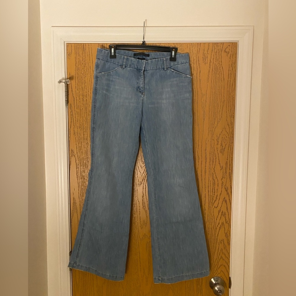 Express Light Blue Flare Jeans